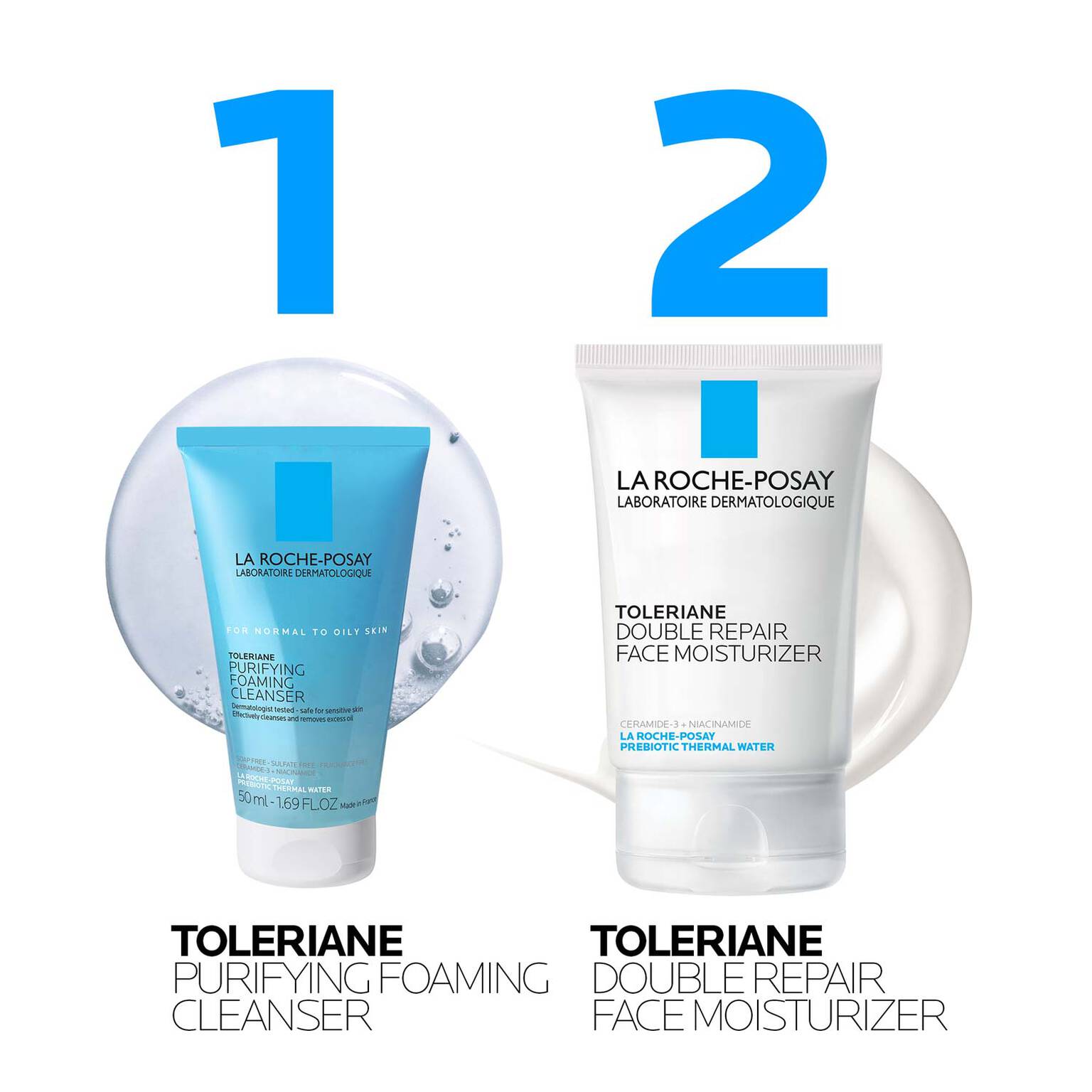 toleriane-purifying-foaming-cleanser-and-toleriane-double-repair-face-moisturizer-travel-set-x1 AmazonSet-TolerianePurifyingCleanser100ml-TolerianeDRM_routine.jpg
