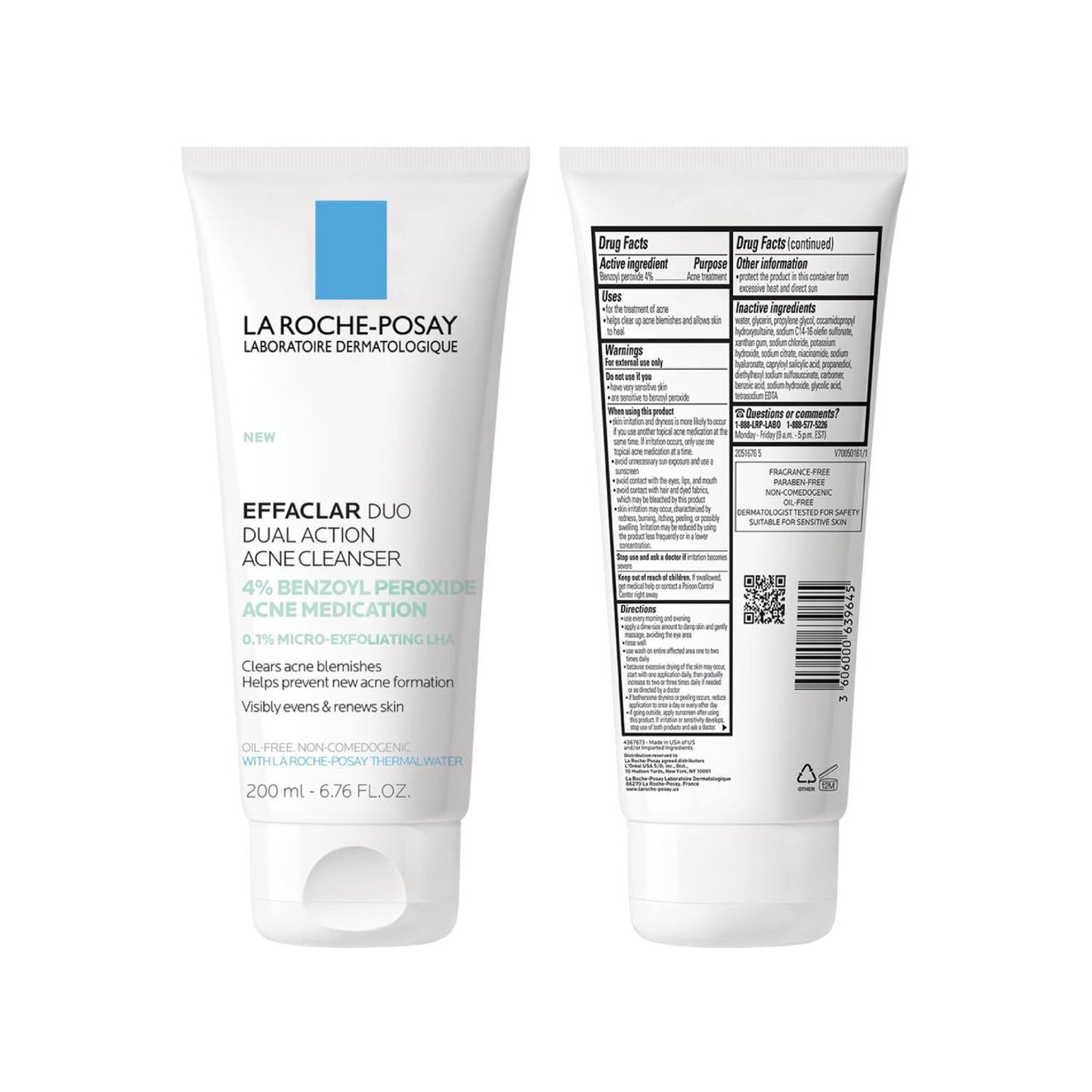 effaclar-dual-action-acne-face-wash-with-4-benzoyl-peroxide-r0 LaRochePosay-Product-Skincare-Effaclar-Duo-Dual-Cleanser-200ml-3606000639645-ATF-PIM-packshot-texture.jpg